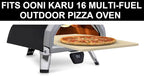 Pizza Stones Replacement Parts for Ooni Karu 16 Multi-Fuel Outdoor Pizza Oven Cordierite Baking Pizza Stones for Ooni Pizza Oven Stones Accessories for Bread, Pies,Pastry &Pizza