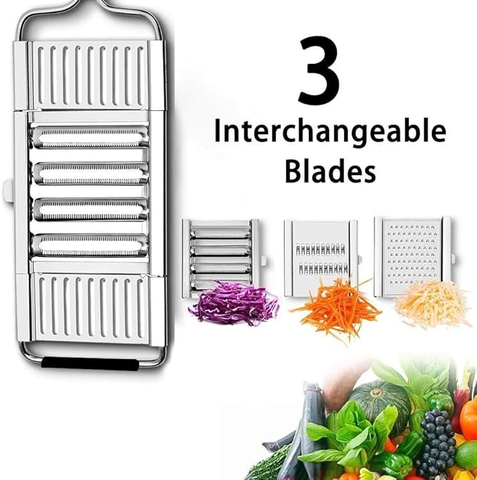 Multifunctional Peelers，Vegetable slicer,Hanging Grater Peeler Kitchen Accessories Slicer 304 Stainless Steel Peeling Tool Machine for Household Kitchen Fruits and Vegetables Kitchen Gadgets (Silver)