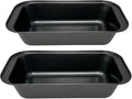 Large Non-Stick Loaf Pan 2 Pack, Carbon Steel Bread Baking Pan, Easy Release & Dishwasher Safe, 10” x 5” x 2.5”