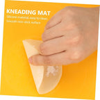 Zerodeko 5pcs Stainless Steel Pizza Cutter and Silicone Dough Kneading Mat Set with Measurement for Baking and Kitchen Cooking Tools