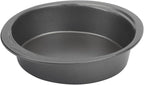 GoodCook Everyday Mini Round Cake Pan Heavy Duty Construction with Metal Utensil Safe Nonstick, 6-Inch, Gray