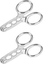 2Pcs Nut Crackers Nuts Pistachio Sheller Opener Kitchen Tools Stainless Steel Nutcracker Multi-Function Walnut Pine Sheller Opener Specialty Gadgets