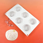 mostsom Sea Octopus Tentacles Silicone Mold Round Star Shaped Baking Mold Cake Border Fondant Molds Cake Decorating Tools (H_11.88x6.92x1.4 inch)