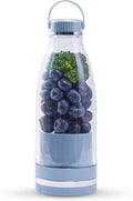 Smoothie Blender Personal Size Juicer 17oz Big Capacity USB-C Rechargeable (Light Sky Blue)