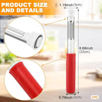 2-In-1 Corer Remover and Apples Peeler, Durable Stainless Steel Fruit Corer Tool for Bell Peppers, Apples, Pears(COLOR:Red)