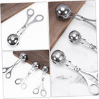 Stainless Steel Meatball Maker 3-Piece Set Kitchen Gadget Meatball Scoop Tool for Easy Food Preparation for Home Cooking and Fish Ball Making