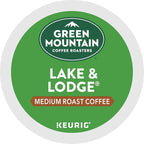 Green Mountain Coffee Roasters Lake & Lodge Keurig Single-Serve K-Cup pods, Medium Roast Coffee, 24 Count