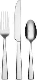 Oneida Chef's Table 24 Piece Everyday Flatware Dining Set, 3.70 LB, Metallic