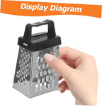 3pcs Essential Kitchen Tools Stainless Steel Grater Slicer Shredder Carrot Peeler Vegetable Chopper for Slicing Shredding and Peeling