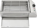Electric Grill Griddle, Commercial Electric Indoor BBQ Grill with Temperature Control to 572°F, Removable Grill and Griddle Plates, Portable Stainless Steel Barbecue Oven Grill