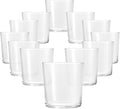 Bormioli Rocco Bodega Collection Glassware – Set Of 12 Medium 12 Ounce Drinking Glasses For Water, Beverages & Cocktails – 12oz Clear Tempered Glass Tumblers