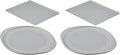 Farberware GoldenBake Nonstick Baking Sheet and Pizza Crisper Pan Set, 2 Piece, Gray (Pack of 2)
