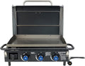 Razor Griddle Gas Grill & Griddle for Backyard Cooking and Camping, Portable Tabletop Stove