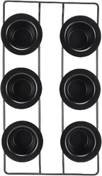 Pomya Professional 6 Cup Popover Pan, Carbon Steel | Non Stick Bakeware for Muffins, Cupcakes, Popovers, Easy & Dishwasher Safe