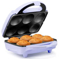 Holstein Housewares Non-Stick 6-Count Electric Cupcake Maker Machine – Bakes 6 Cupcakes, Muffins, Pizza Cups, Cinnamon Buns – Perfect for Gifts, Birthdays, Holidays, or Bake Sales, Lavender