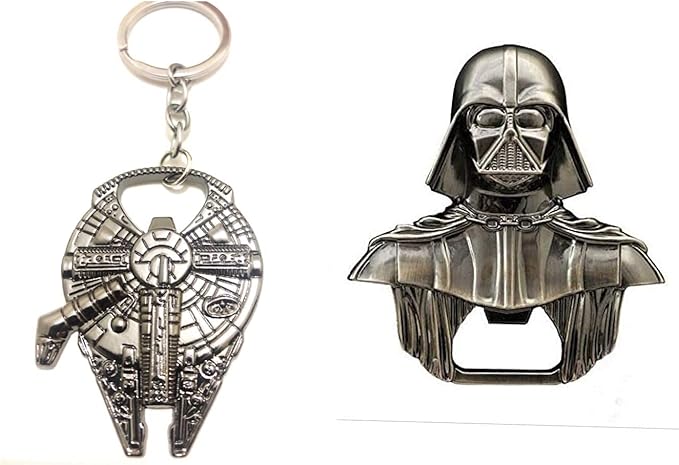 2 Pcs Star Wars Bottle Wine Opener Bottle Zinc Alloy Black Knight Darth Vader Outdoor Tool - Wine Bottle Opener Kitchen Tools for Souvenirs Kitchen Tools for Souvenirs & Gift