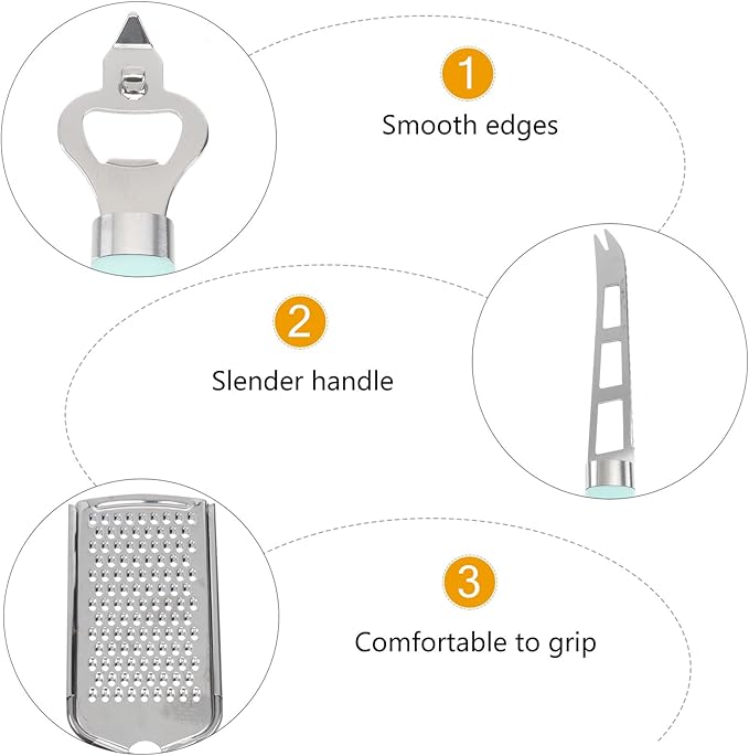 Ipetboom Plastic Handle Cooking Utensils Set with Heat-resistant Comfortable Grip Kitchen Tools Gadgets for Baking and Cooking Space-saving Design Safe