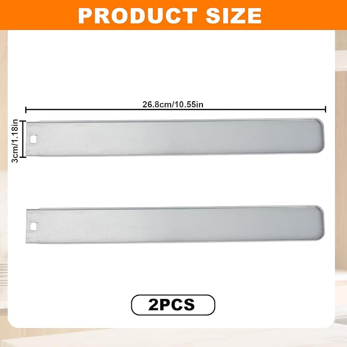 2pcs Replacement Plates for Bella 2 Slice Slim Toaster, Premium Metal Toaster Replacement Accessories Non-Stick Coating Durable & Easy to Clean Compatible with Bella