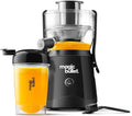 magic bullet Mini Juicer, Countertop Space-Saving, 2" Feed Chute for Fruits and Vegetables, 400W, 16oz Cup, Compact Design, Black, MBJ50100AK