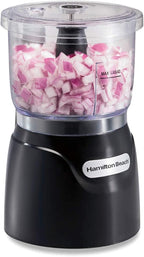 Hamilton Beach Electric Vegetable Chopper & Mini Food Processor (72850) and Hamilton Beach Portable Blender for Shakes and Smoothies (51131)