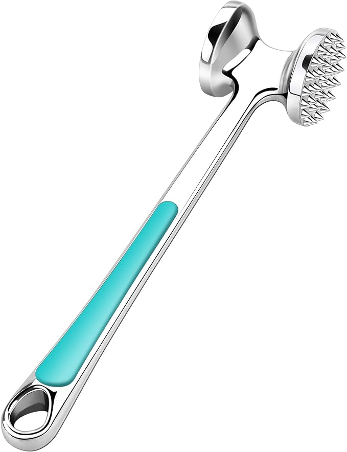 Meat Tenderizer Kitchen Mallet Hammer Tool Manual Pounder For Tenderizing Chicken Steak Beef Poultry