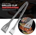 PTAPIPI 5-Piece Stainless Steel Grill Tool Set with Carry Bag – BBQ Utensils for Him, Young Men, Camping & Tailgating, Budget-Friendly Barbeque Gift