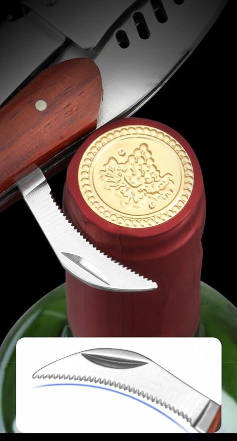 True Shark Corkscrew, Professional Waiters Corkscrew Wine Key Bottle Opener,Manual Wine Key for Servers, Waiters, Bartenders and Home Use(Shark)