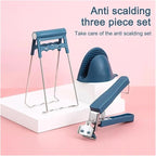 3 in 1 Anti-Scald Kitchen Tool Set, Non-Slip Bowl Gripper Plate Lifter Resistant Mitt for Cooking Steaming Serving, Kitchen Gadget(Bowl holder)