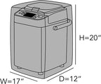 Covermates Keepsakes - Bread Maker Cover - Dust Protection - Stain Resistant - Washable - Appliance Cover, Slate
