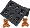 3D Bear Shape Cake Mold, Pudding Silicone Molds for Baking Pastry, Jelly, Ice Cream, Mousse Cake Decoration, Non-Stick Food Grade Silicone Baking Supplies (D_ Bear)