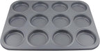 Fox Run Non-Stick Baking Pan, Whoopie Pie Pan, 12 Cup Muffin Top Pan