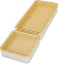 Cravings by Chrissy Teigen Silicone Baking Pans Set, Nonstick Bakeware Set for Meal Prep and Serving Dishes, 2 Trays, 2 Lids, Oven Safe to 450 Degrees