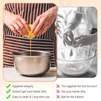 3pcs Egg Shell Opener & 1 Egg Separator,Eggs Cracker Tool for Rawegg,Handheld Eggshell Cutter Hard Boiled Eggs Breaker Yolk White Separator for Cooking Camping Kitchen Gadgets