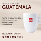 illy Whole Bean Coffee - Perfectly Roasted – Guatemala Dark Roast - with Notes of Chocolate – Complex & Balanced - 100% Arabica Beans - No Preservatives – 8.8 Ounce