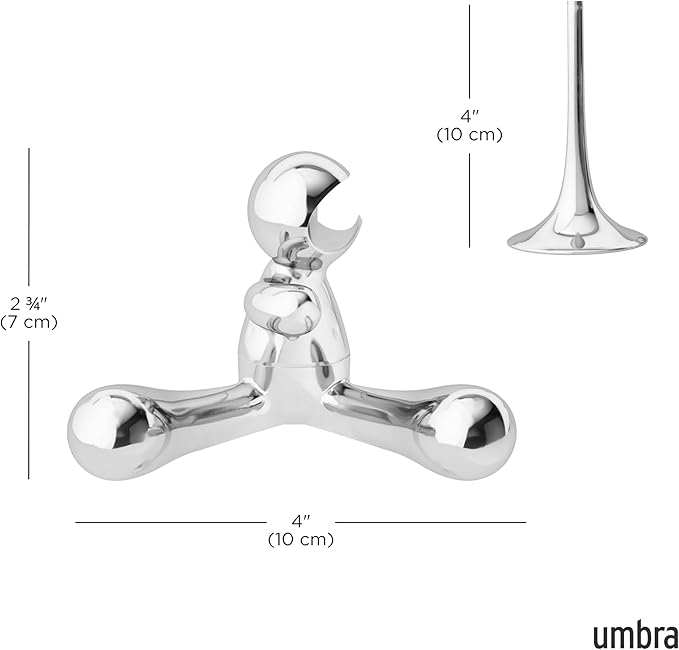 Umbra Rodeo Buddy Bottle Opener with Stand, Chrome