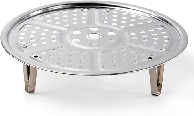 Steamer Rack, Premium Stainless Steel Steamers Rack with Removable Stand, 8.7 Inches Pot Steaming Tray for Steamer Cookware Instant Pressure Cooker