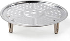 Steamer Rack, Premium Stainless Steel Steamers Rack with Removable Stand, 8.7 Inches Pot Steaming Tray for Steamer Cookware Instant Pressure Cooker