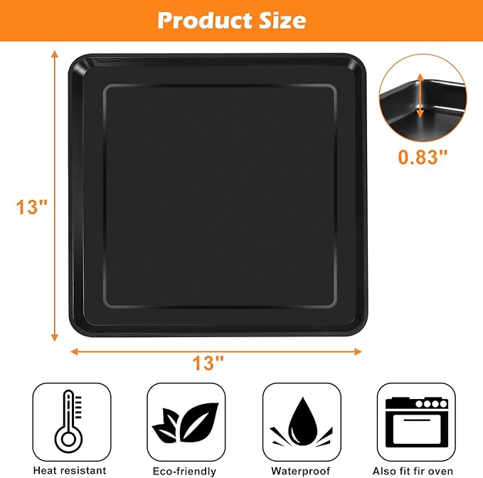Air Fryer Grill Pan for Ninja Foodi SP101 Digital Air Fryer Countertop Oven, 13 * 13'' Grill Plate Crisper Plate Rack Accessories Replacement Parts Tray for Ninja Foodi SP100 SP1001C SP201