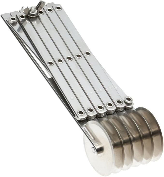Ateco 6 Wheel Stainless Steel Cutter, 2 1/8 Inch Wheels