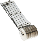Ateco 6 Wheel Stainless Steel Cutter, 2 1/8 Inch Wheels