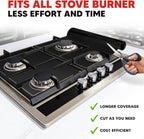 Teflon Liner Roll for Ovens, Stovetops & Grills (75” x 17”) - Custom Cut to Size & Shape Needed - Versatile Non-Stick Teflon Mat, Can Use As Oven Liner, Grill Mat, Stovetop Cover, Baking Sheet, etc.