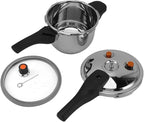Efficient Pressure Cooking, Rapid Heating 16cm Valves, 304 Stainless Steel and Plastic Electric Pressure Cooker, for Quick and Cooking