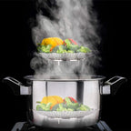 Vegetable Steamer Basket, Premium Stainless Steel Veggie Steamer Basket - Folding Expandable Steamers to Fits Various Size Pot Small by SAYFINE (5.5" to 9.2")