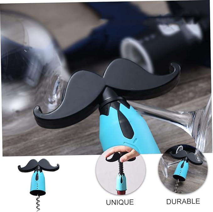 PRETYZOOM Gentleman Shape Wine Opener Portable Corkscrew Wine Cork Remover Kitchen Gadget Bar Tool Random Color