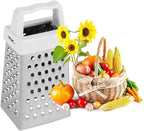 Multifunctional 4 Sides Grater Slicer Stainless Steel Handheld Potatoes Grater Mini Vegetable Cutter Kitchen Accessories Handheld Mini Cutter Peeling, Grating & Slicing Tools