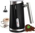 Huogary Milk Frother, 4 in 1 Electric Milk Steamer, Automatic Hot & Cold Foam Maker, Milk Warmer for Coffee, Latte, Cappuccino, Macchiato, 120V