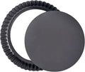 Tart Pan Removable Bottom 9 Inch Tart Pans Round Nonstick Quiche Pan Carbon Steel Quiche Baking Dish with Fluted Edges Fruit Tart Molds for Baking Pie Mold Pizza Chiffon Cake Dessert