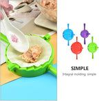 BESPORTBLE Dumpling Maker Set 4pcs Pp Plastic Dumpling Molds Large Medium Small Mini Sizes Tool Kitchen Gadget for Home Cooking Random Color