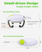 Electric Jar Opener for Arthritis Hands, Automatic Glass Jar Opener for Seniors, Bottle Opener for Weak Hands RA Suffers, Powerful Kitchen Gaget Suitable for Different Sizes of Jars