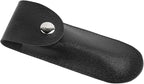 Bottle Opener Leather Case, Black PU Professional Wine Opener Leather Bag Bartender Essentials Wine Tool PU Bag